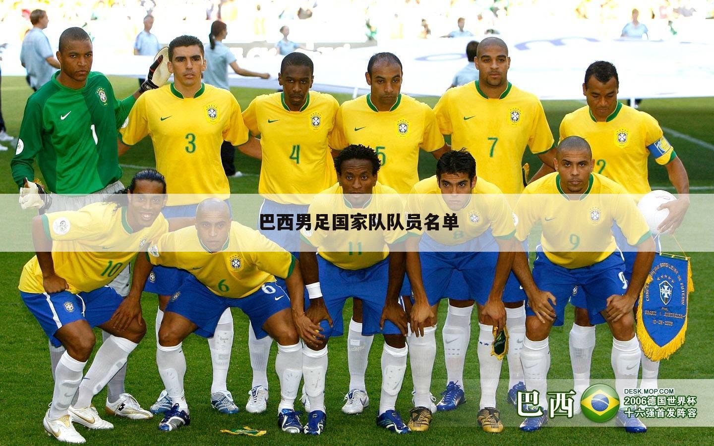 <b>(巴西足球)巴西足球队成员名单</b>